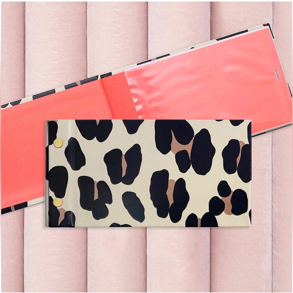 Kate Spade ♠️ Forest Feline Leopard Print 4x6 Photo Album Book